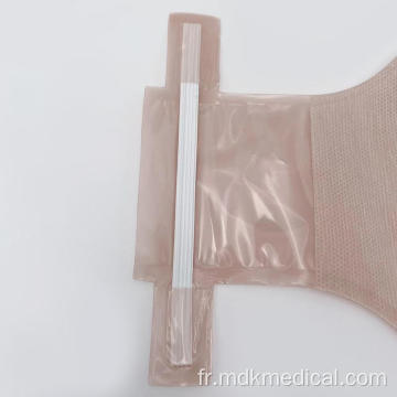 Sac de colostomie médicale avec sceau en aluminium pour la stomie de soins de la stomie